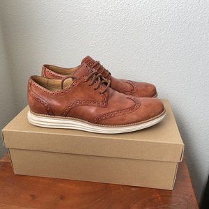 Cole Haan Lunargrand Wing Tip Woodbury mens size 9